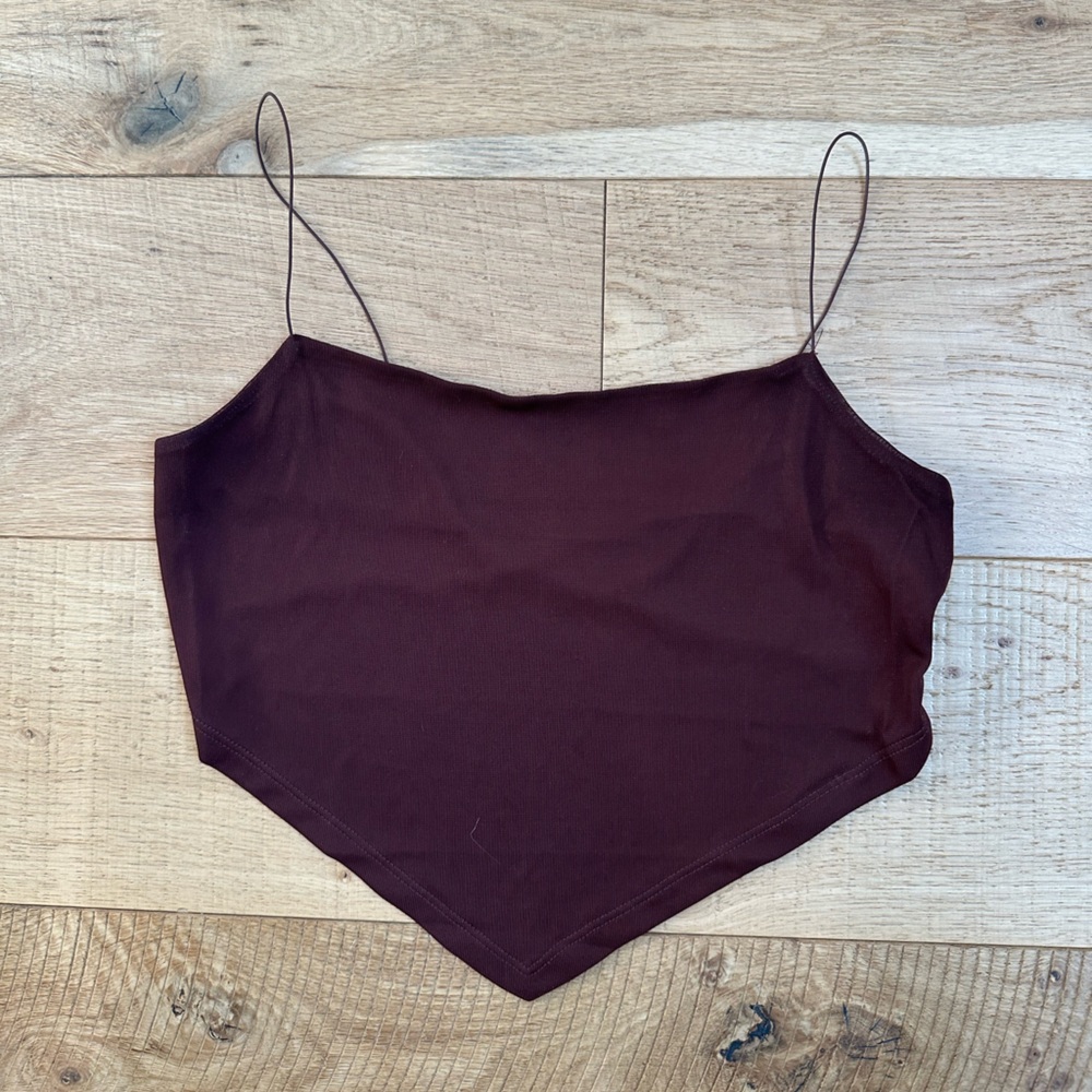 Backless Crop Tank Top